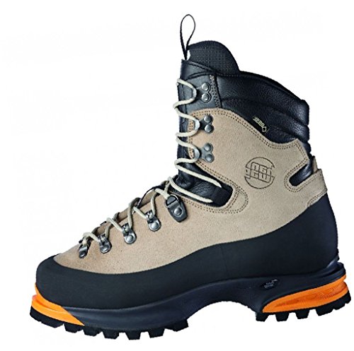 Hanwag M Omega GTX Beige - Gore-Tex Robuster Stabiler Herren Gore-Tex Hochtourenstiefel, Größe EU 44.5 - Farbe Lärche von Hanwag