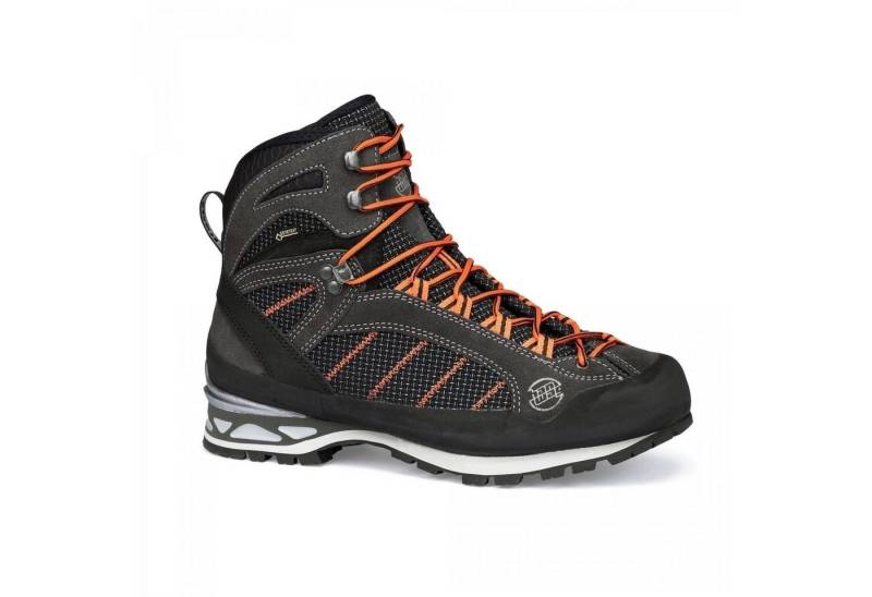 Hanwag Makra Combi GTX Herren Bergschuh asphalt/orange Wanderschuh von Hanwag