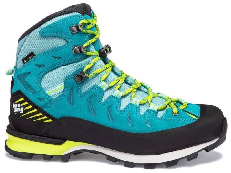 Hanwag Makra Pro Lady GTX Damen Bergschuh icefall/sulphur UK 6 von Hanwag