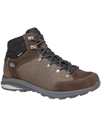 Hanwag Torsby MID SF Extra GTX Trekkingstiefel (48.5 EU, Mocca/Black) von Hanwag