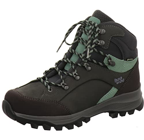 Hanwag W Alta Bunion Ii Lady GTX Grau-Grün - Gore-Tex Halbhoher Leichter Damen Gore-Tex Wanderstiefel, Größe EU 43 - von Hanwag