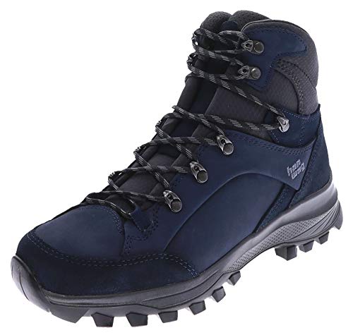 Hanwag W Banks Lady Ll Blau-Grau - Wasserabweisender bequemer Damen Leder Trekkingschuh, Größe EU 38 - Farbe Navy - Asph von Hanwag