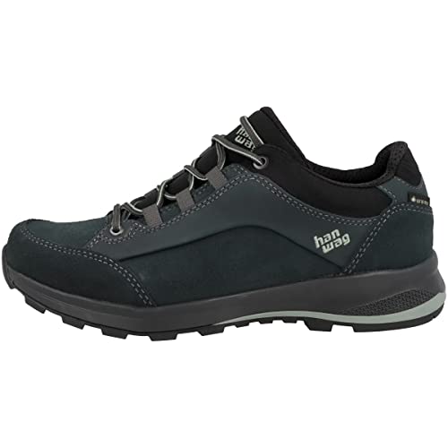 Hanwag W Banks Low Lady GTX Grün - Gore-Tex Niedriger wasserdichter Damen Gore-Tex Wanderschuh, Größe EU 42 - Farbe P von Hanwag
