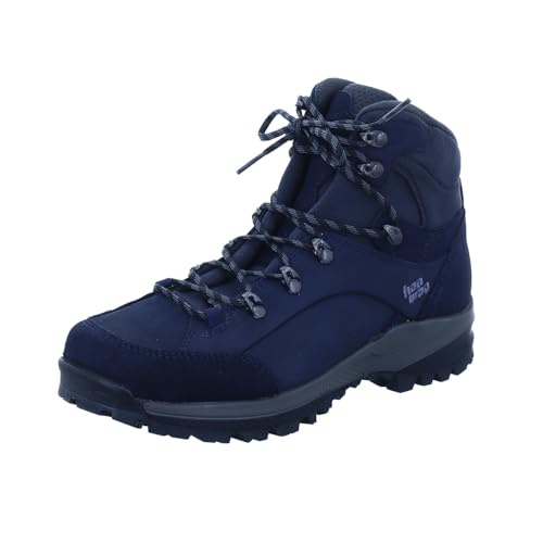 Hanwag W Banks Sf Extra Lady Ll Blau-Grau - Breit-Geschnittener komfortabler Damen Leder Wanderschuh, Größe EU 40.5 - FA von Hanwag