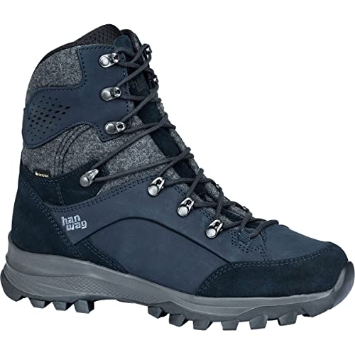 Hanwag W Banks Winter Lady GTX Blau-Grau - Gore-Tex Vielseitiger bequemer Damen Winterwanderschuh, Größe EU 42.5 - Far von Hanwag