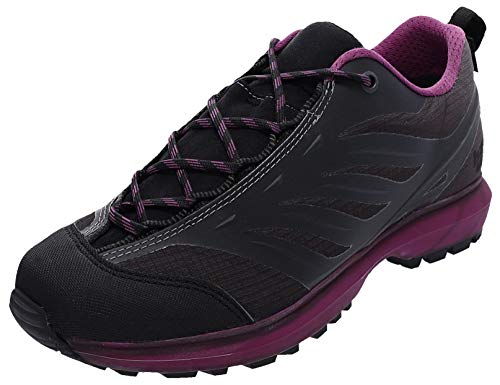 Hanwag W Evorado Low Lady GTX Grau-Lila, Damen Gore-Tex Hiking- und Approachschuh, Größe EU 42 - Farbe Asphalt - Berry von Hanwag