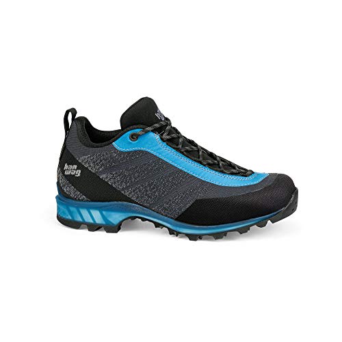 Hanwag W Ferrata Light Low Lady GTX Blau-Grau, Damen Gore-Tex Bergschuh, Größe EU 39 - Farbe Asphalt - Ocean von Hanwag