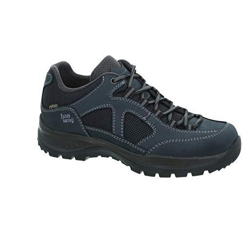 Hanwag W Gritstone Ii Wide Lady GTX Blau - Gore-Tex Wasserdichter atmungsaktiver Damen Outdoor Schuh, Größe EU 41.5 - von Hanwag