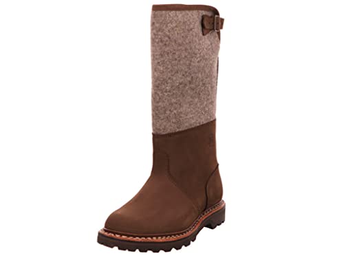 Hanwag W Räven Ii Lady Braun - Zwiegenähter isolierender Lammfell Damen Winterstiefel, Größe EU 39 - Farbe Erde von Hanwag
