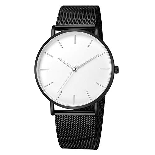 Hanxiulin Men's Watch Classic Style Quartz Watch Automatic Mechanical Automatic Watch Men's Mesh Strap Watch von Hanxiulin