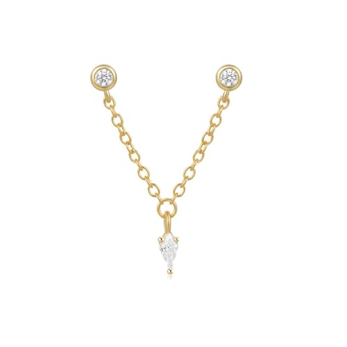 1 Stück Mode V Geformte Kette Quaste Ohrhänger Für Frauen Koreanische Doppelstern Piercing Ohrring Ästhetische Schmuck aretes von Hao Wu Xuan