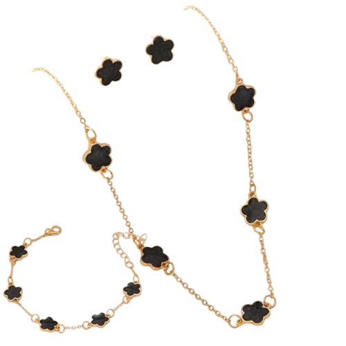 3pcs exquisite fünfblättrige Blume Ohrringe Halskette Set für Frauen Einfache Elegante Accessoires Party Schmuck Geschenke 3pcs exquisite fünfblättrige Blume Ohrringe Halskette Set für Frauen Einfache Elegante Accessoires Party Schmuck Geschenke von Hao Wu Xuan