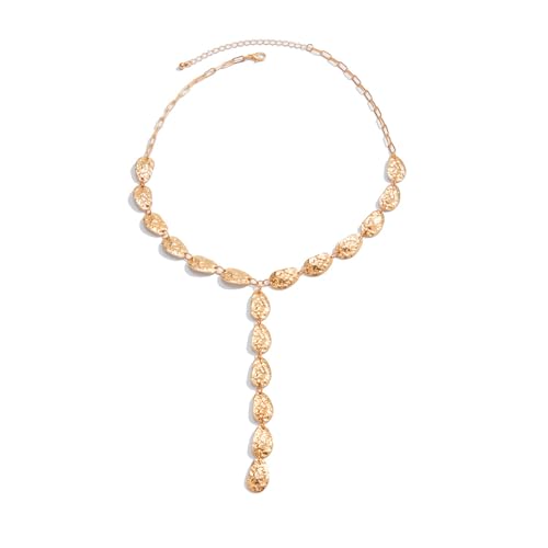 Colier Unregelmäßige Barock Anhänger Fransen Halskette Y Form Naszyjnik Kette für Mädchen Collana Donna Cadeau Femmes von Hao Wu Xuan
