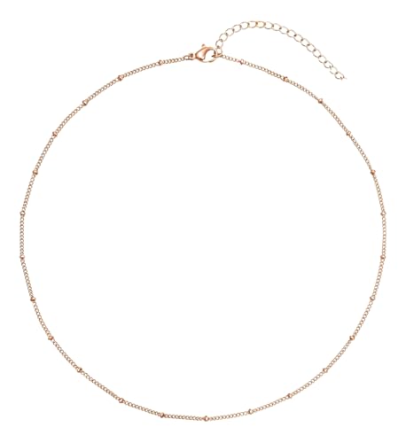 Damen Edelstahl Perlen kurze Halskette Modetrend kleine Studenten personalisiert feiner Schmuck Geburtstagsgeschenk von Hao Wu Xuan