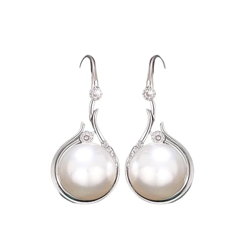 Einfache Elegante Imitation Perlenohrringe Frauen Ewigkeit Braut Hochzeit Accessoires Exquisite Ohrringe Trendiger Schmuck von Hao Wu Xuan