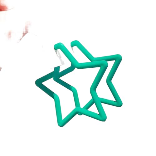 Einfache große runde Stern Herz Creolen für Frauen Geometrische Kunststoff übertriebene Ohrring Hyperbole Trendige Ring Ohrringe Schmuck Einfache große runde Stern Herz Creolen für Frauen Geometrische Kunststoff übertriebene Ohrring Hyperbole Trendige Ring Ohrringe Schmuck von Hao Wu Xuan