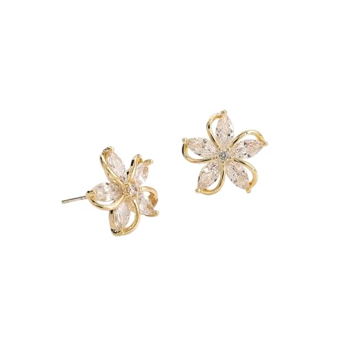 Exquisite glänzende Kristallblüten Blume Ohrstecker für Frauen Einfache Braut Ohrring Hochzeit Party Schmuck Geschenk Серьги Женские Exquisite glänzende Kristallblüten Blume Ohrstecker für Frauen Einfache Braut Ohrring Hochzeit Party Schmuck Geschenk Серьги Женские von Hao Wu Xuan