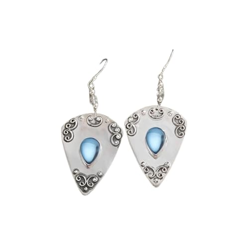 Exquisite tropfenförmige Saphir-Ohrringe im böhmischen Stil für Frauen, modischer und vielseitiger Ohrringschmuck Exquisite tropfenförmige Saphir-Ohrringe im böhmischen Stil für Frauen, modischer und vielseitiger Ohrringschmuck von Hao Wu Xuan