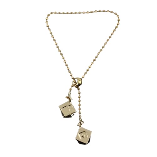 Film Star-Wars Han Solo Gold Farbe Glück Würfel Kette Armband Mode Schmuck Ornament Film Fan Sammlerstück Gedenkgeschenk von Hao Wu Xuan