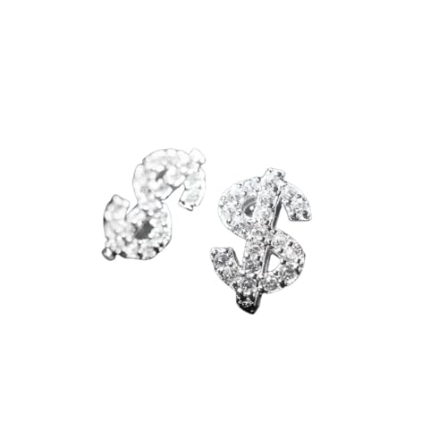 Gothic Full Zirkon Geld Dollar Ohrringe für Frauen Männer High End Hip-Hop Ohrstecker Männer Nische Design Schmuck Geschenk Gothic Full Zirkon Geld Dollar Ohrringe für Frauen Männer High End Hip-Hop Ohrstecker Männer Nische Design Schmuck Geschenk von Hao Wu Xuan