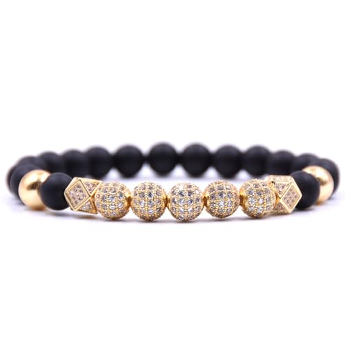 Hao Wu Xuan 2018 beliebte 8mm 4 farben Vulkanische Lava Perle Armbänder Für Männer & Frauen Armband Schmuck Pulsera zapestnica ranneketta von Hao Wu Xuan