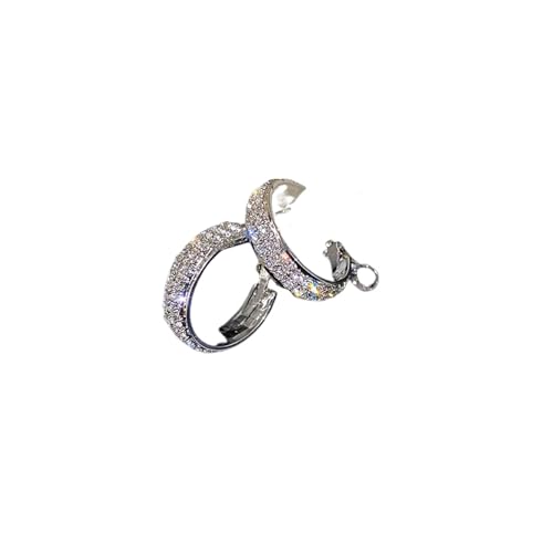 Hao Wu Xuan 2024 einzigartiges Design Elegantes Exquisites Licht Luxus Zirkon Creolen Frauen Schmuck Party Hochwertiges Geschenk von Hao Wu Xuan