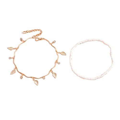 Hao Wu Xuan Boho Fußkettchen Fußkette Sommer Armband Quaste Stern Kristall Anhänger Charm Fußkettchen Sandalen Barfuß Strand Fuß Brautschmuck 022 von Hao Wu Xuan