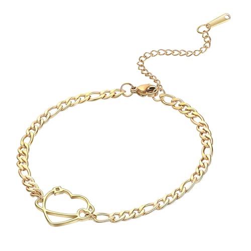 Hao Wu Xuan Edelstahl Herz Planet Armbänder für Frauen Mädchen Kette Pulsera Thanksgiving Schmuck Party Geschenk von Hao Wu Xuan