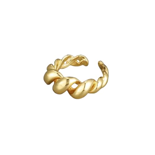 Hao Wu Xuan Gold Silber Farbe Ring für Frauen Vintage Trend Wickelring Hohler Twist Zeigefinger Ring Modeschmuck Geschenkzubehör Hao Wu Xuan Gold Silber Farbe Ring für Frauen Vintage Trend Wickelring Hohler Twist Zeigefinger Ring Modeschmuck Geschenkzubehör von Hao Wu Xuan
