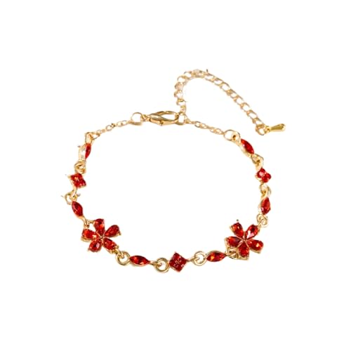 Hao Wu Xuan Kristall Blume Armband Für Frauen Mode Strass Blumen Charm Armband Mädchen Party Schmuck von Hao Wu Xuan