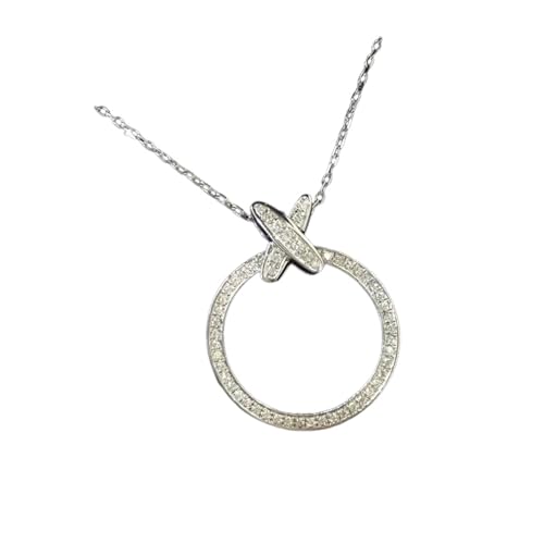 Hao Wu Xuan Moderne Damenkette mit schillerndem Kubisch glänzend Braut Hochzeit Zeremonie Party Accessoires Statement Schmuck von Hao Wu Xuan