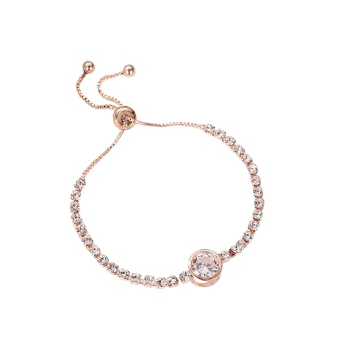 Hao Wu Xuan Runde Roségold Farbe Kubische Charm Armbänder für Frauen Schmuck Geschenke Hao Wu Xuan Runde Roségold Farbe Kubische Charm Armbänder für Frauen Schmuck Geschenke von Hao Wu Xuan