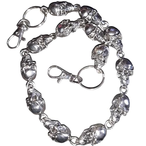 Hao Wu Xuan Schlanke Schwere Taille Kette Männer Schädel Schlüsselanhänger Geldbörse Kette Gothic Biker Mode Accessoires Hao Wu Xuan Schlanke Schwere Taille Kette Männer Schädel Schlüsselanhänger Geldbörse Kette Gothic Biker Mode Accessoires von Hao Wu Xuan