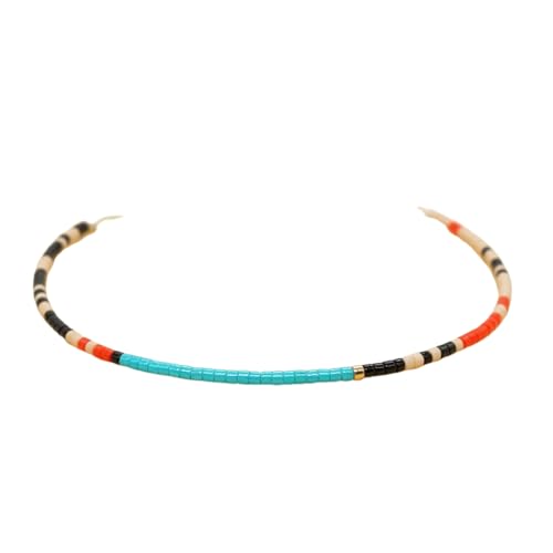Hao Wu Xuan Sommer Türkis Blau Böhmen Ethinic Strand Freeshness Tube Beads Armband von Hao Wu Xuan