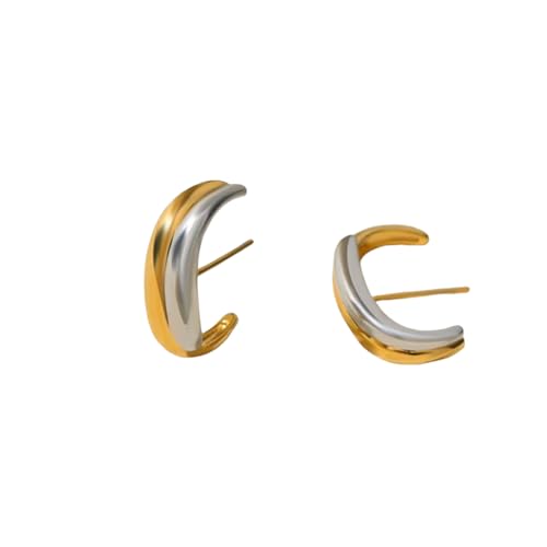 Italienischer Charme Linear Doppelfarbiges Piercing Ear Cuff Wasserdichte Statement Mini Ohrstecker Urlaubsgeschenke Серьги Italienischer Charme Linear Doppelfarbiges Piercing Ear Cuff Wasserdichte Statement Mini Ohrstecker Urlaubsgeschenke Серьги von Hao Wu Xuan