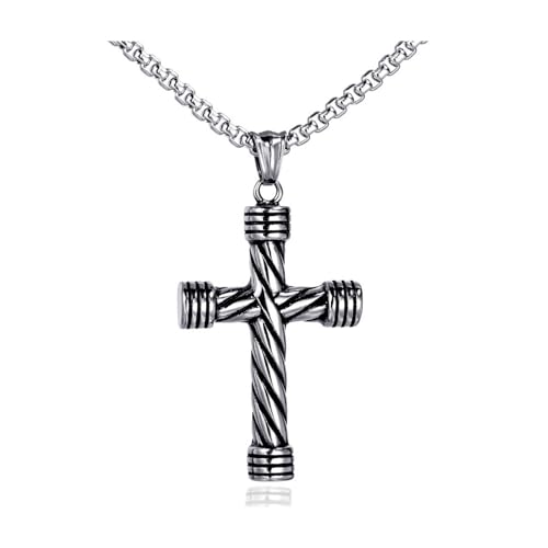 Koreanische Version Von Einfachem Edelstahl Kreuz Halskette Anhänger Männer Mode Gläubiger Anhänger Punk Schmuck Geschenk Koreanische Version Von Einfachem Edelstahl Kreuz Halskette Anhänger Männer Mode Gläubiger Anhänger Punk Schmuck Geschenk von Hao Wu Xuan