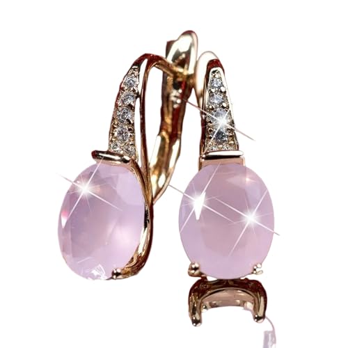 Luxus Rose Gold Farbe Ohrhänger für Frauen Pink/Kristall CZ Gute Qualität Weibliche Ohrringe Statement Schmuck Luxus Rose Gold Farbe Ohrhänger für Frauen Pink/Kristall CZ Gute Qualität Weibliche Ohrringe Statement Schmuck von Hao Wu Xuan
