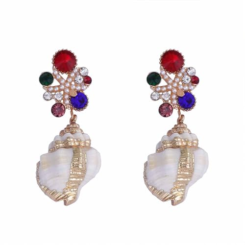Meer Schnecke baumeln Post Ohrringe Für Frauen Bunte Glassteine Urlaub Accessoires Modeschmuck Trendiger Stil Geschenke 561 Meer Schnecke baumeln Post Ohrringe Für Frauen Bunte Glassteine Urlaub Accessoires Modeschmuck Trendiger Stil Geschenke 561 von Hao Wu Xuan