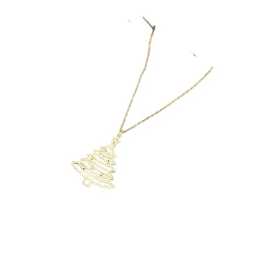 Minimalistische hohle baumförmige Anhänger Halskette Frauen für Jahr Mädchen Halsschmuck Geschenk Trendiger Schmuck von Hao Wu Xuan