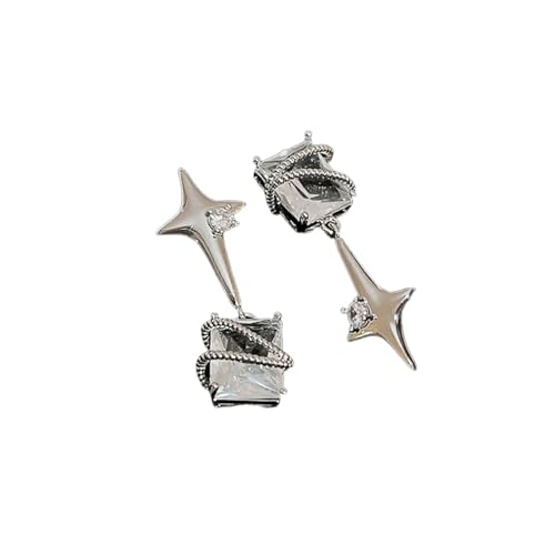 Mode Design Frauen Hängende Ohrringe mit Kreuz Charme Quadrat Kristall Kubisch Exquisite Ohrringe 2023 Schmuck von Hao Wu Xuan