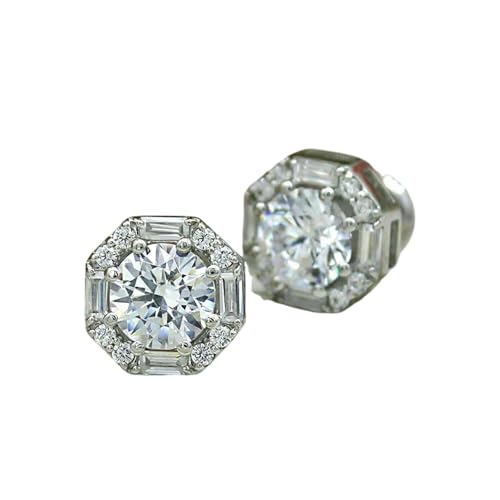 Mode Geometrische Ohrringe Frauen Luxus Silber Farbe Heller Schmuck für das tägliche Leben Trendige vielseitige Accessoires von Hao Wu Xuan