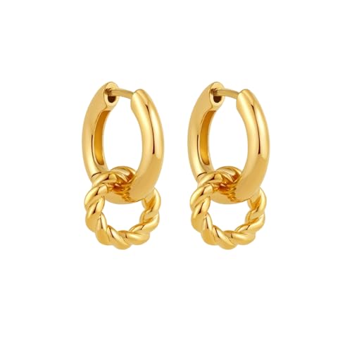 Mode Twisted Circle Double Creolen für Frauen Geometrische Runde Mini Huggie Ohrring Statement Vintage Schmuck Mode Twisted Circle Double Creolen für Frauen Geometrische Runde Mini Huggie Ohrring Statement Vintage Schmuck von Hao Wu Xuan
