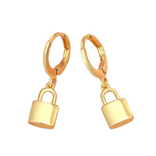 Modische Lock-förmige Ohrhänger für Frauen Einfache Stilvolle Moderne Mädchen Ohr Hanging Zubehör Y2K Weiblicher Schmuck Modische Lock-förmige Ohrhänger für Frauen Einfache Stilvolle Moderne Mädchen Ohr Hanging Zubehör Y2K Weiblicher Schmuck von Hao Wu Xuan