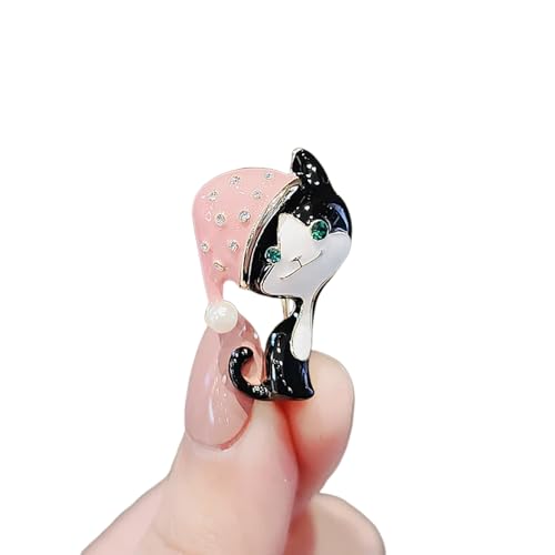 Niedliche Brosche Anstecknadeln für Frauen Mode Biene Schmetterling Ahorn Blatt Kätzchen Blume Strass Schmuck Hochzeit Party Mantel Hemd Geschenke von Hao Wu Xuan