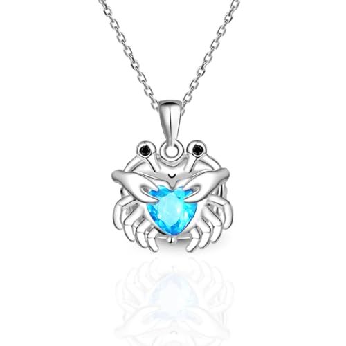 Niedliche Krabbe Cartoon Anhänger Halskette Dame Mode Persönlichkeit Dame Tierschmuck Zartes Mädchen Anhänger Liebe Party Geburtstagsgeschenk von Hao Wu Xuan