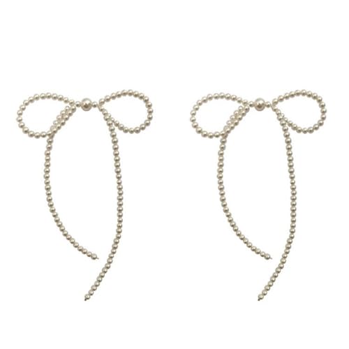 Ohrringe Frauen Imitation Perle Schleife Lange Fransen Ohrringe Brincos Feminino Ohrhänger Accessoires para mujer Ohrringe Frauen Imitation Perle Schleife Lange Fransen Ohrringe Brincos Feminino Ohrhänger Accessoires para mujer von Hao Wu Xuan