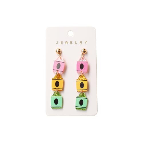 Ohrringe Frauen Lehrertag Buntstift Ohrringe Niedliche Brincos Feminino Ohrhänger Accesorios para mujer von Hao Wu Xuan