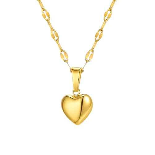 Prjewel Süße Romantische Herz Anhänger Halskette Edelstahl Lippe Kette Verstellbare Frauen Halsband Weiblicher Schmuck Muttertagsgeschenk Prjewel Süße Romantische Herz Anhänger Halskette Edelstahl Lippe Kette Verstellbare Frauen Halsband Weiblicher Schmuck Muttertagsgeschenk von Hao Wu Xuan