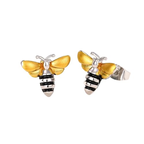 Schicke Biene Ohrstecker für Frauen Mode Tiere Ohrschmuck Tägliche Kleidung Tanz Party Einfache Stilvolle Mädchen Ohrringe est von Hao Wu Xuan