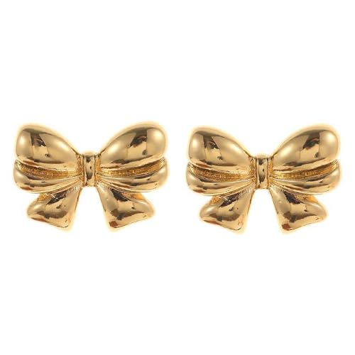 Schleifenohrringe für Frauen Ohrstecker zierlicher minimalistischer einfacher Schmuck Geschenk für Sie von Hao Wu Xuan